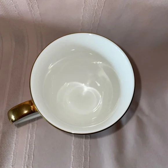 Narumi Bone China Nocturne Gold Coffee Mugs